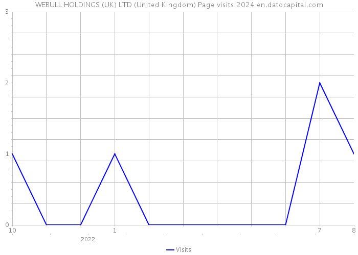 WEBULL HOLDINGS (UK) LTD (United Kingdom) Page visits 2024 