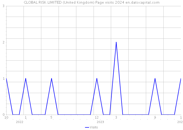 GLOBAL RISK LIMITED (United Kingdom) Page visits 2024 