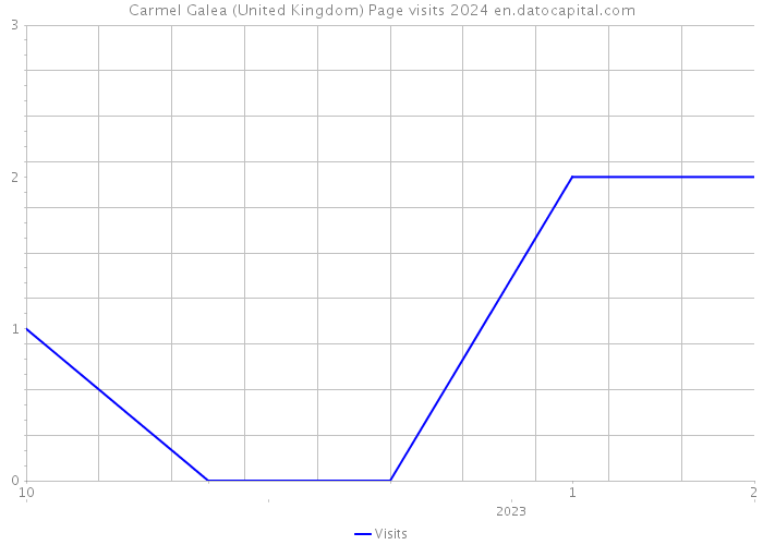 Carmel Galea (United Kingdom) Page visits 2024 
