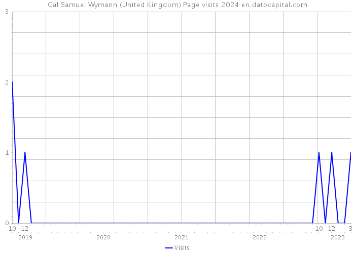 Cal Samuel Wymann (United Kingdom) Page visits 2024 