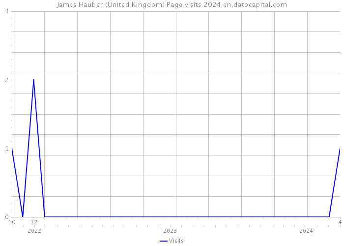 James Hauber (United Kingdom) Page visits 2024 