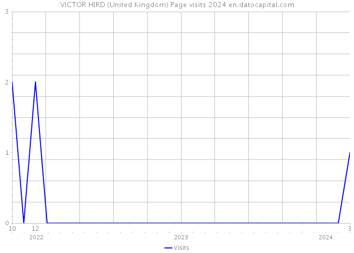VICTOR HIRD (United Kingdom) Page visits 2024 