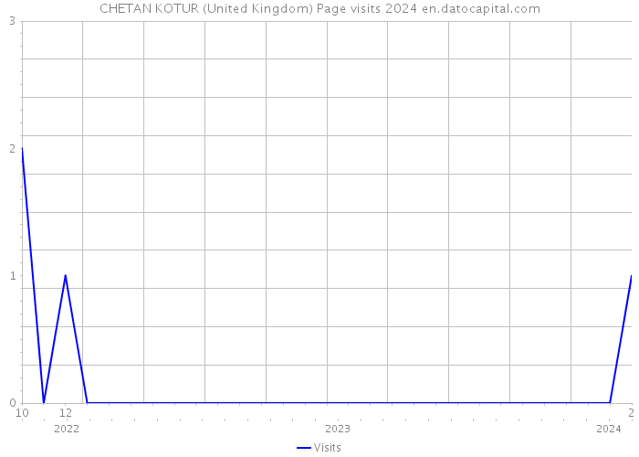 CHETAN KOTUR (United Kingdom) Page visits 2024 