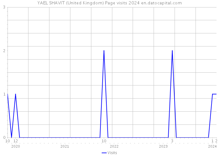 YAEL SHAVIT (United Kingdom) Page visits 2024 