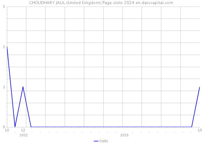 CHOUDHARY JALIL (United Kingdom) Page visits 2024 