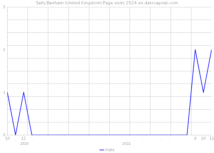 Sally Banham (United Kingdom) Page visits 2024 