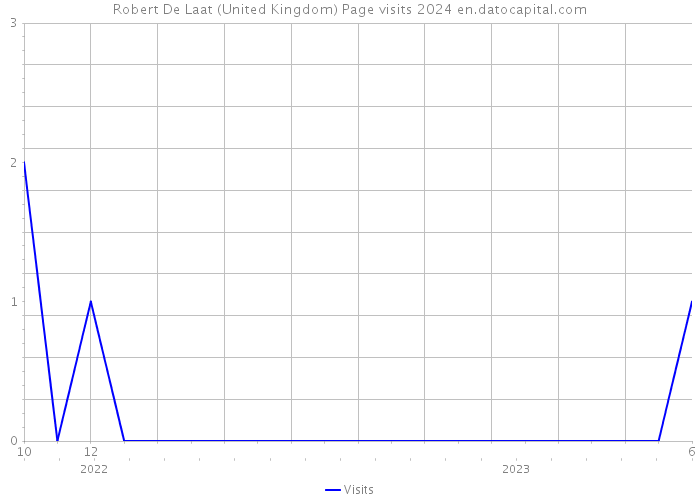 Robert De Laat (United Kingdom) Page visits 2024 