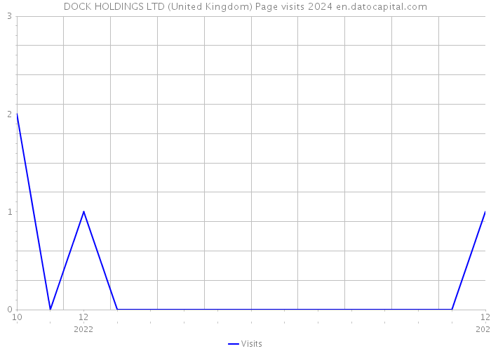 DOCK HOLDINGS LTD (United Kingdom) Page visits 2024 