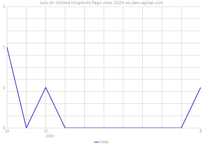 Lulu Jin (United Kingdom) Page visits 2024 