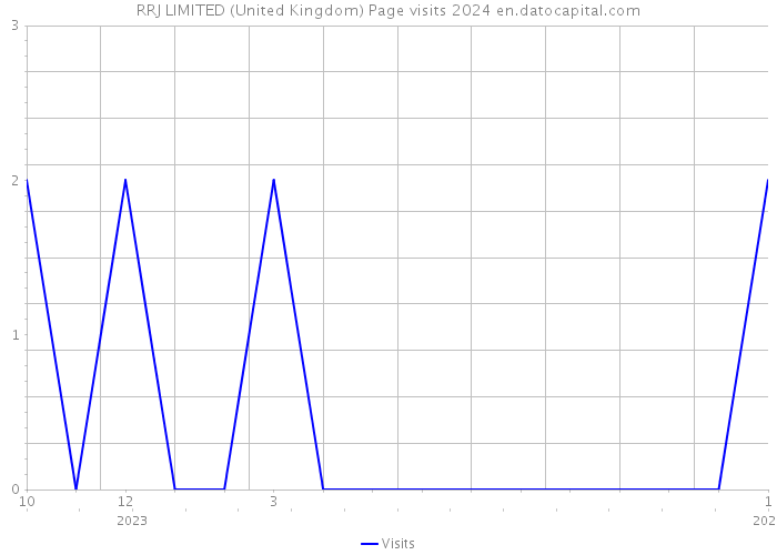 RRJ LIMITED (United Kingdom) Page visits 2024 