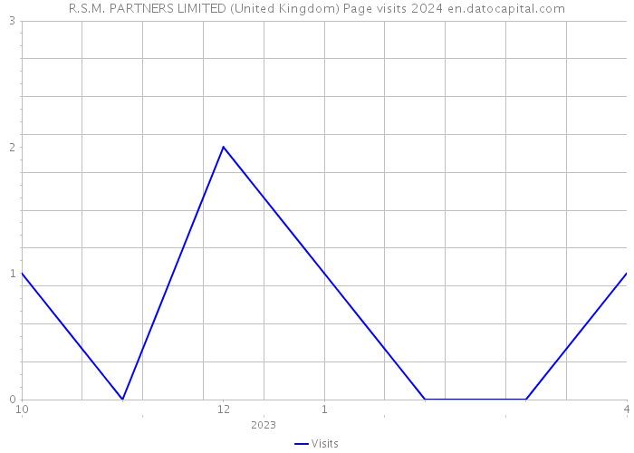 R.S.M. PARTNERS LIMITED (United Kingdom) Page visits 2024 