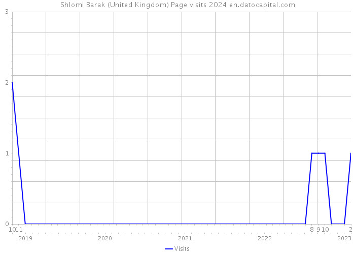 Shlomi Barak (United Kingdom) Page visits 2024 