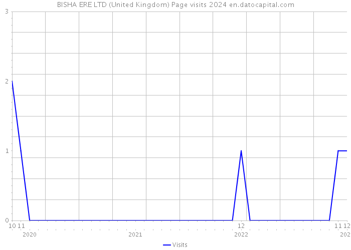 BISHA ERE LTD (United Kingdom) Page visits 2024 
