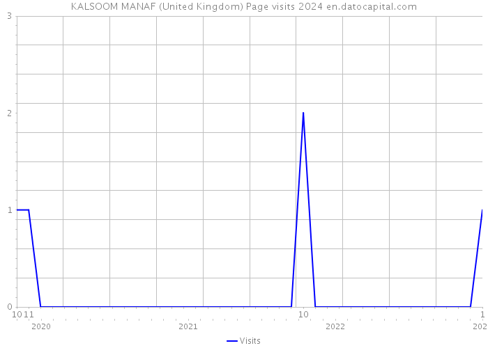 KALSOOM MANAF (United Kingdom) Page visits 2024 