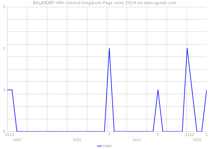 BALJINDER VIRK (United Kingdom) Page visits 2024 