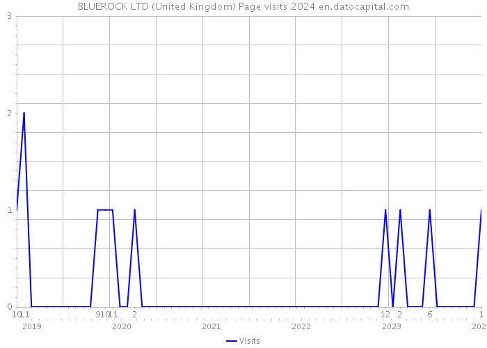 BLUEROCK LTD (United Kingdom) Page visits 2024 