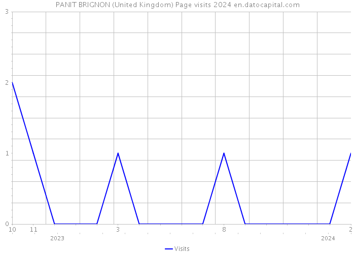 PANIT BRIGNON (United Kingdom) Page visits 2024 