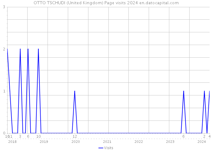 OTTO TSCHUDI (United Kingdom) Page visits 2024 