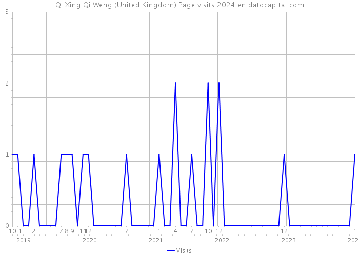 Qi Xing Qi Weng (United Kingdom) Page visits 2024 