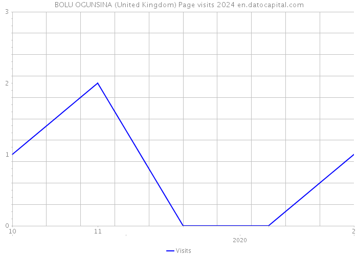 BOLU OGUNSINA (United Kingdom) Page visits 2024 