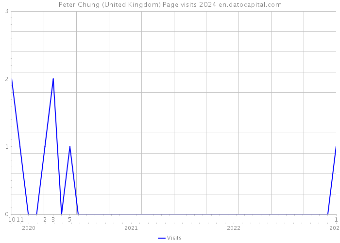 Peter Chung (United Kingdom) Page visits 2024 