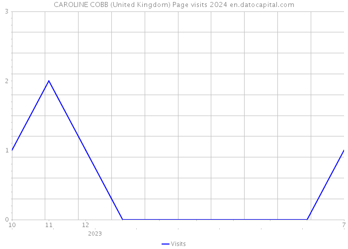 CAROLINE COBB (United Kingdom) Page visits 2024 