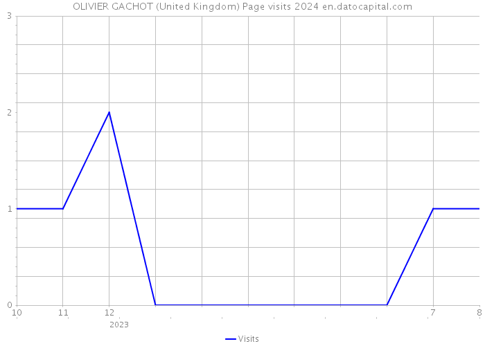 OLIVIER GACHOT (United Kingdom) Page visits 2024 