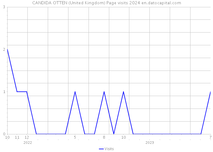 CANDIDA OTTEN (United Kingdom) Page visits 2024 