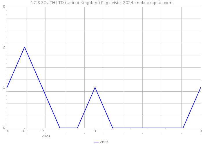 NCIS SOUTH LTD (United Kingdom) Page visits 2024 