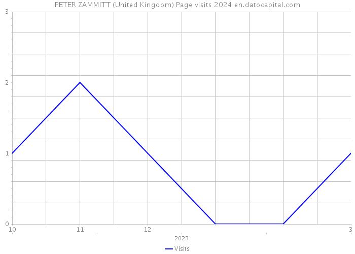 PETER ZAMMITT (United Kingdom) Page visits 2024 