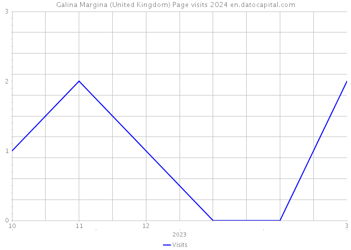 Galina Margina (United Kingdom) Page visits 2024 