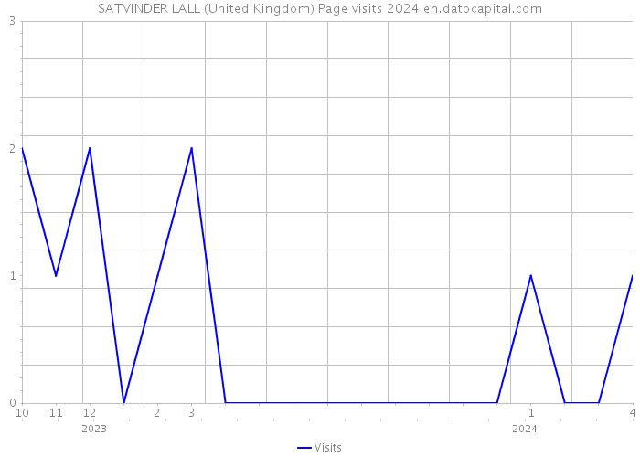 SATVINDER LALL (United Kingdom) Page visits 2024 