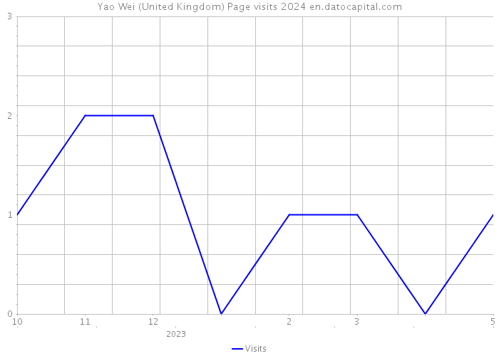Yao Wei (United Kingdom) Page visits 2024 