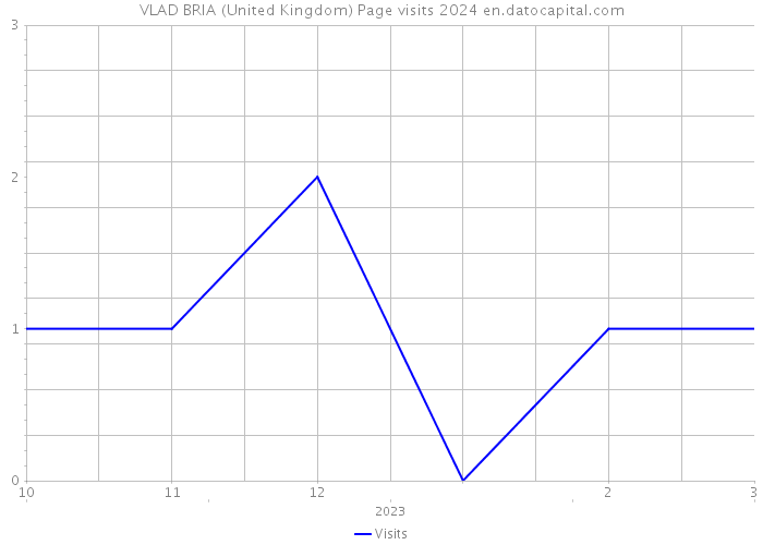 VLAD BRIA (United Kingdom) Page visits 2024 