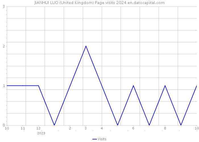 JIANHUI LUO (United Kingdom) Page visits 2024 