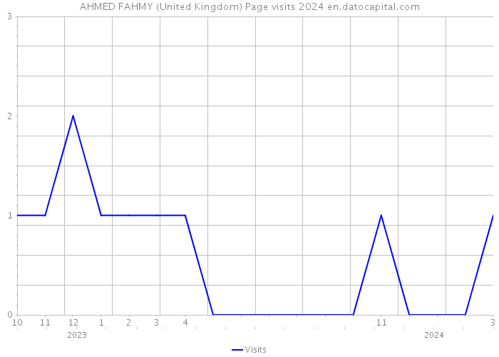 AHMED FAHMY (United Kingdom) Page visits 2024 