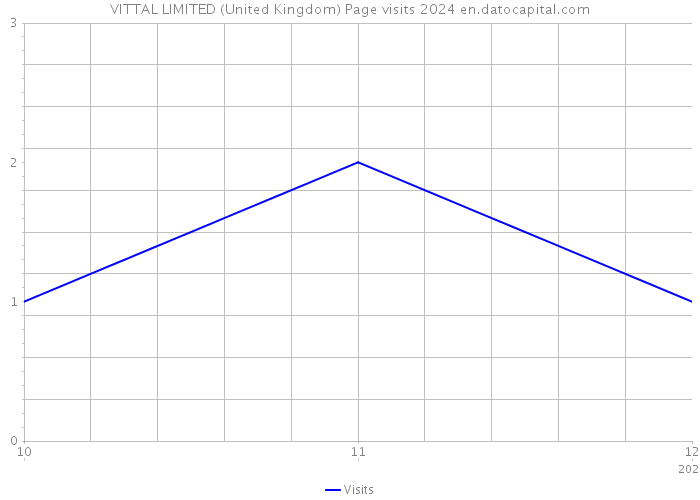 VITTAL LIMITED (United Kingdom) Page visits 2024 