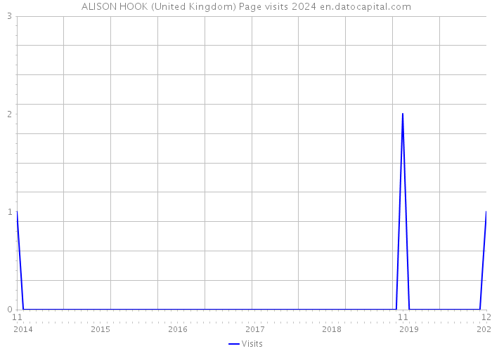 ALISON HOOK (United Kingdom) Page visits 2024 