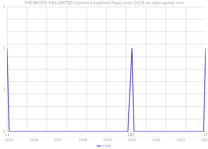 THE BROOK INN LIMITED (United Kingdom) Page visits 2024 