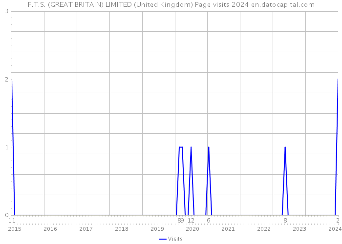 F.T.S. (GREAT BRITAIN) LIMITED (United Kingdom) Page visits 2024 