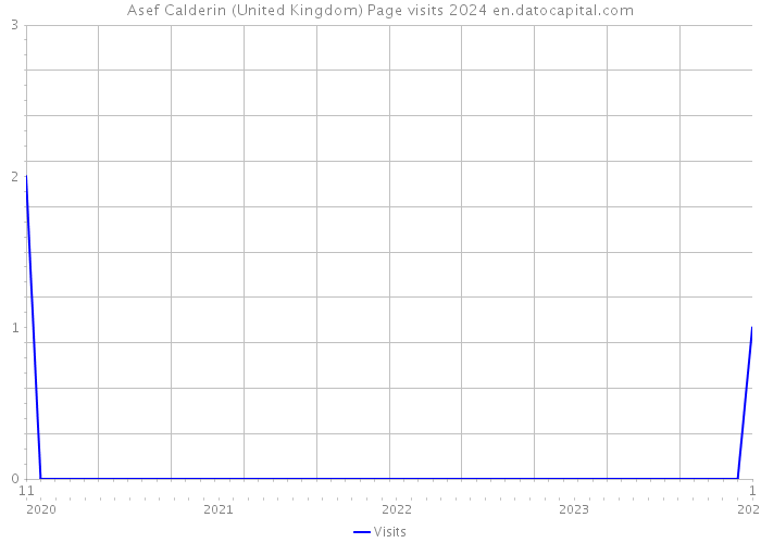 Asef Calderin (United Kingdom) Page visits 2024 