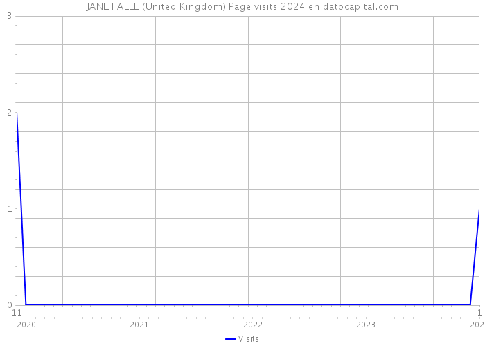 JANE FALLE (United Kingdom) Page visits 2024 