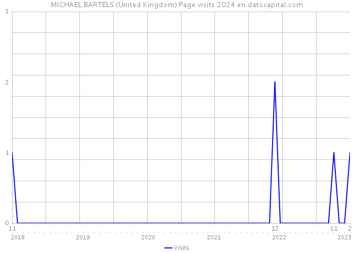 MICHAEL BARTELS (United Kingdom) Page visits 2024 