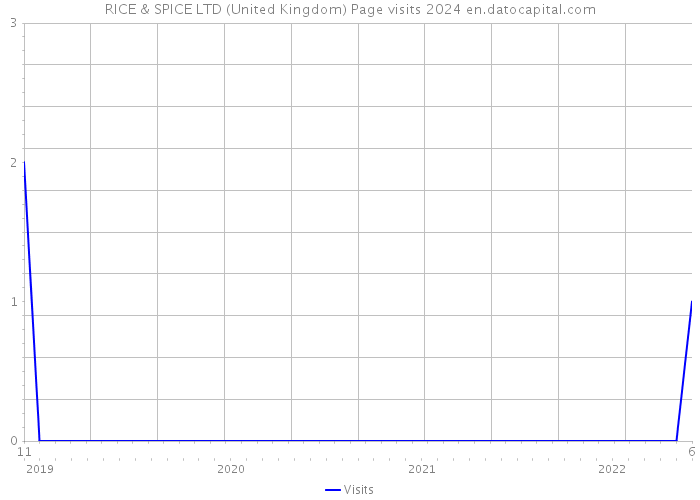 RICE & SPICE LTD (United Kingdom) Page visits 2024 