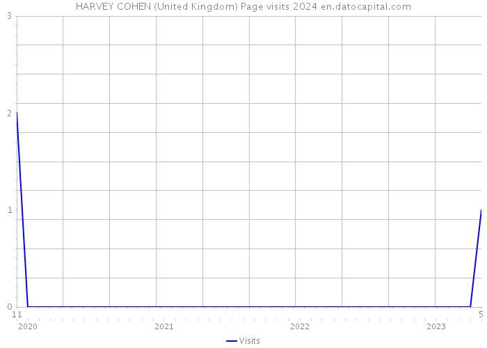 HARVEY COHEN (United Kingdom) Page visits 2024 