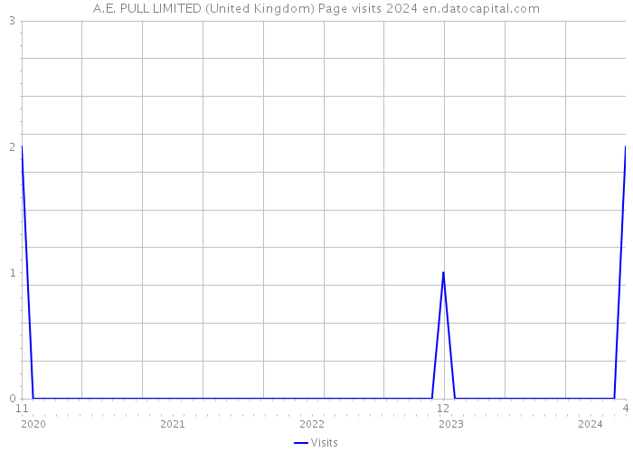 A.E. PULL LIMITED (United Kingdom) Page visits 2024 