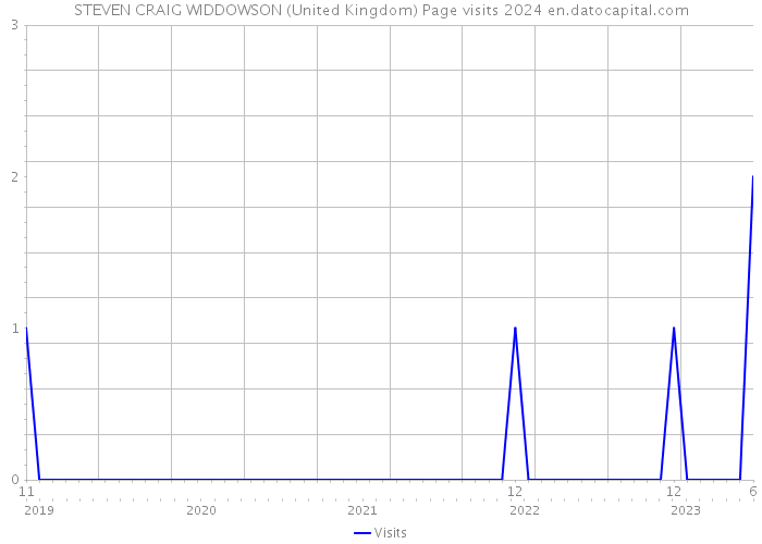 STEVEN CRAIG WIDDOWSON (United Kingdom) Page visits 2024 