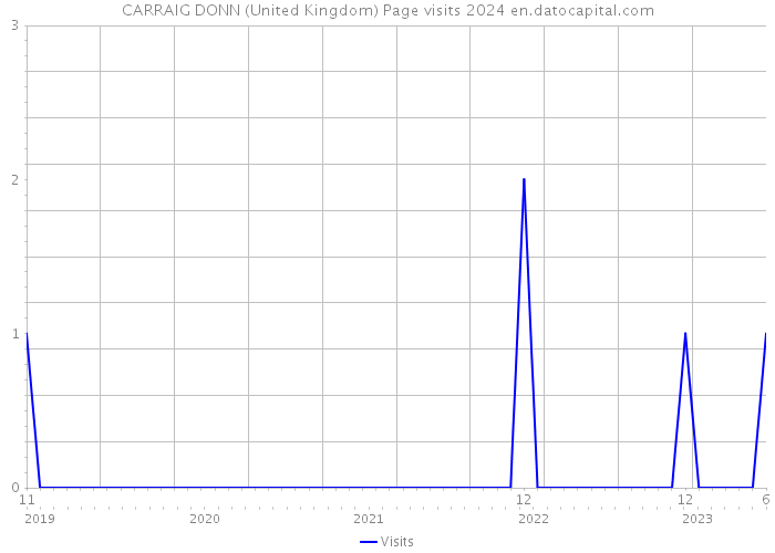 CARRAIG DONN (United Kingdom) Page visits 2024 