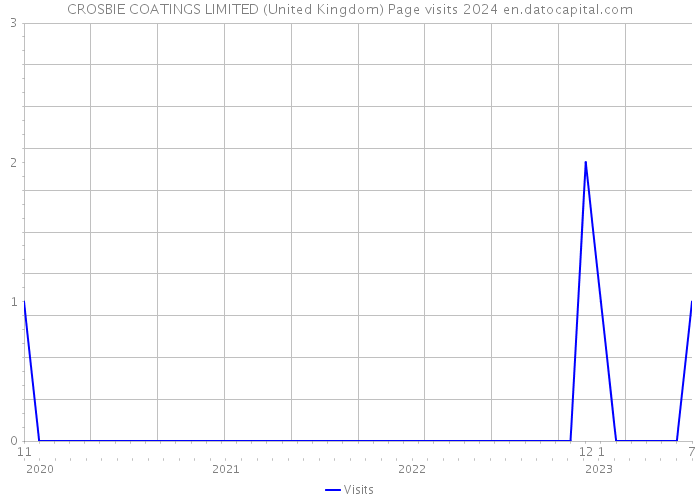 CROSBIE COATINGS LIMITED (United Kingdom) Page visits 2024 