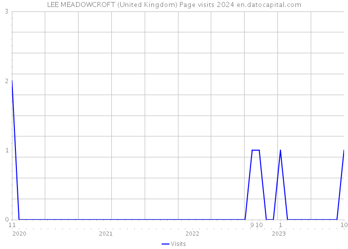 LEE MEADOWCROFT (United Kingdom) Page visits 2024 
